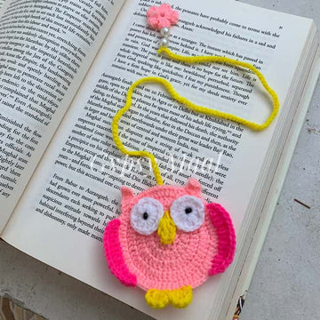 Neon Owl Bookmark